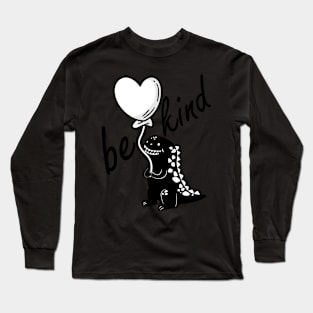 be kind dinosaur shirt Long Sleeve T-Shirt